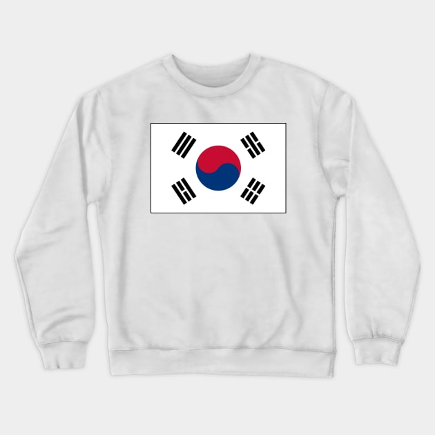 Flag of South Korea Crewneck Sweatshirt by COUNTRY FLAGS